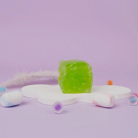 Pawtoto 야광 빙산 스퀴시 장난감 수제 식품 등급 실리콘 크리미 클레이 느낌 부드럽고 빠른 반동