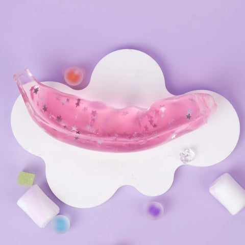Pawtoto 야광 빙산 스퀴시 장난감 수제 식품 등급 실리콘 크리미 클레이 느낌 부드럽고 빠른 반동