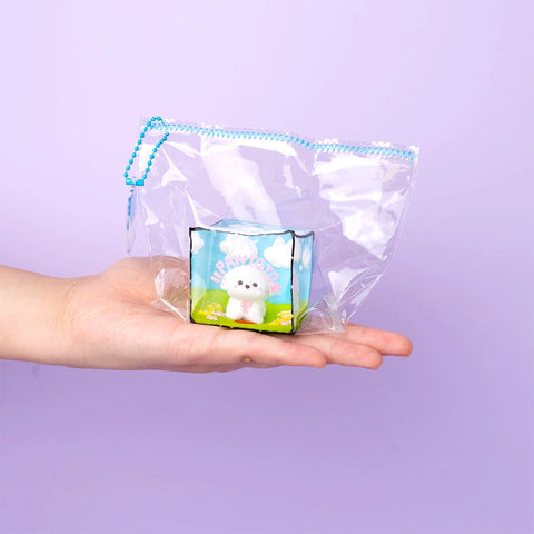 Pawtoto 야광 빙산 스퀴시 장난감 수제 식품 등급 실리콘 크리미 클레이 느낌 부드럽고 빠른 반동