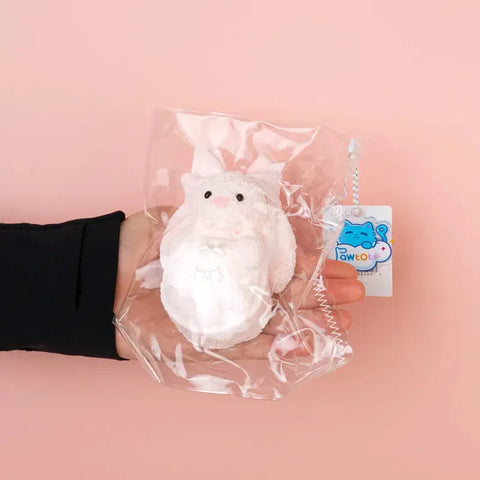 파우토토 귀여운 동물 스퀴시 장난감 핸드메이드 식품 등급 실리콘 크리미 클레이 느낌 중간 부드러움 중간 반발력