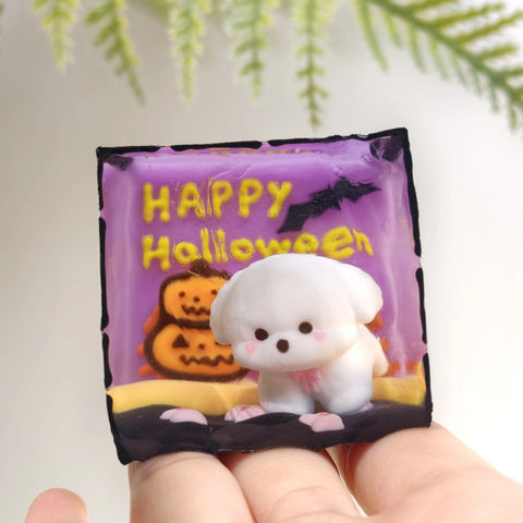 Pawtoto 야광 빙산 스퀴시 장난감 수제 식품 등급 실리콘 크리미 클레이 느낌 부드럽고 빠른 반동