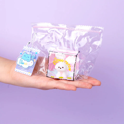 Pawtoto 야광 빙산 스퀴시 장난감 수제 식품 등급 실리콘 크리미 클레이 느낌 부드럽고 빠른 반동