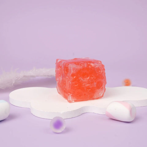 Pawtoto 야광 빙산 스퀴시 장난감 수제 식품 등급 실리콘 크리미 클레이 느낌 부드럽고 빠른 반동