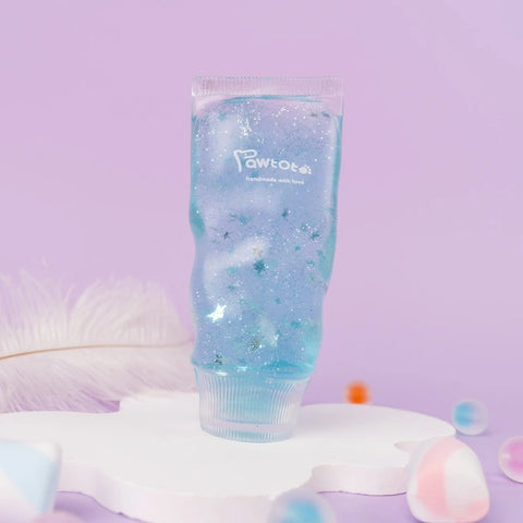 Pawtoto 야광 빙산 스퀴시 장난감 수제 식품 등급 실리콘 크리미 클레이 느낌 부드럽고 빠른 반동