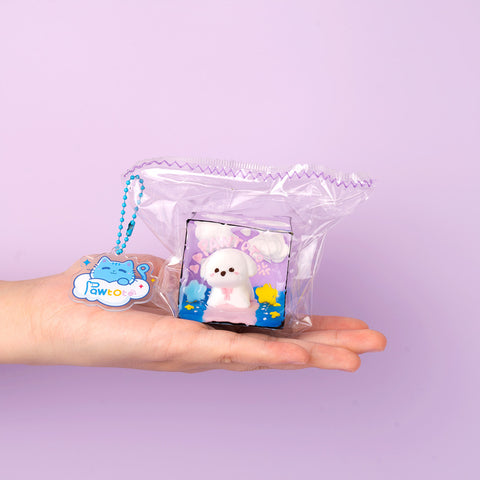 Pawtoto 야광 빙산 스퀴시 장난감 수제 식품 등급 실리콘 크리미 클레이 느낌 부드럽고 빠른 반동