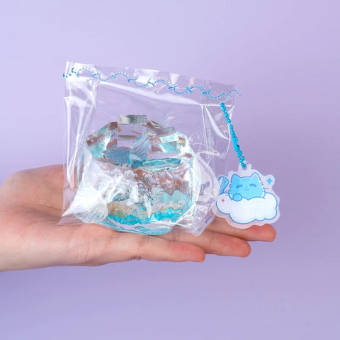 Pawtoto 야광 빙산 스퀴시 장난감 수제 식품 등급 실리콘 크리미 클레이 느낌 부드럽고 빠른 반동