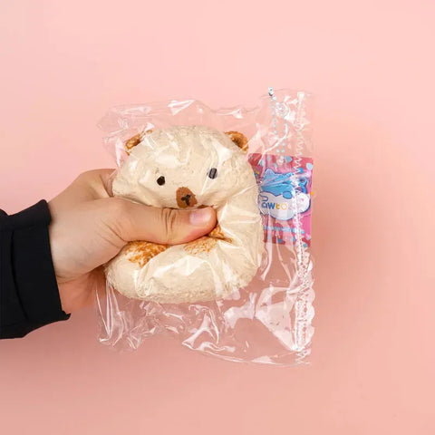 파우토토 귀여운 동물 스퀴시 장난감 핸드메이드 식품 등급 실리콘 크리미 클레이 느낌 중간 부드러움 중간 반발력