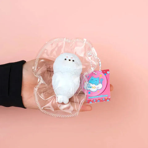 파우토토 귀여운 동물 스퀴시 장난감 핸드메이드 식품 등급 실리콘 크리미 클레이 느낌 중간 부드러움 중간 반발력