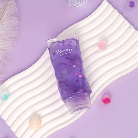 Pawtoto 야광 빙산 스퀴시 장난감 수제 식품 등급 실리콘 크리미 클레이 느낌 부드럽고 빠른 반동