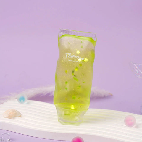 Pawtoto 야광 빙산 스퀴시 장난감 수제 식품 등급 실리콘 크리미 클레이 느낌 부드럽고 빠른 반동
