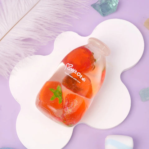 Pawtoto 야광 빙산 스퀴시 장난감 수제 식품 등급 실리콘 크리미 클레이 느낌 부드럽고 빠른 반동
