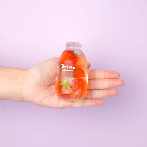 Pawtoto 야광 빙산 스퀴시 장난감 수제 식품 등급 실리콘 크리미 클레이 느낌 부드럽고 빠른 반동