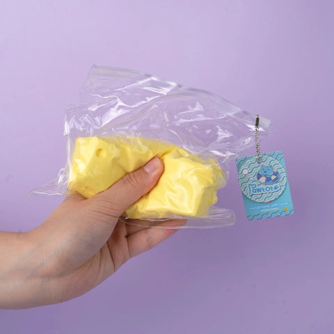 Pawtoto 야광 빙산 스퀴시 장난감 수제 식품 등급 실리콘 크리미 클레이 느낌 부드럽고 빠른 반동