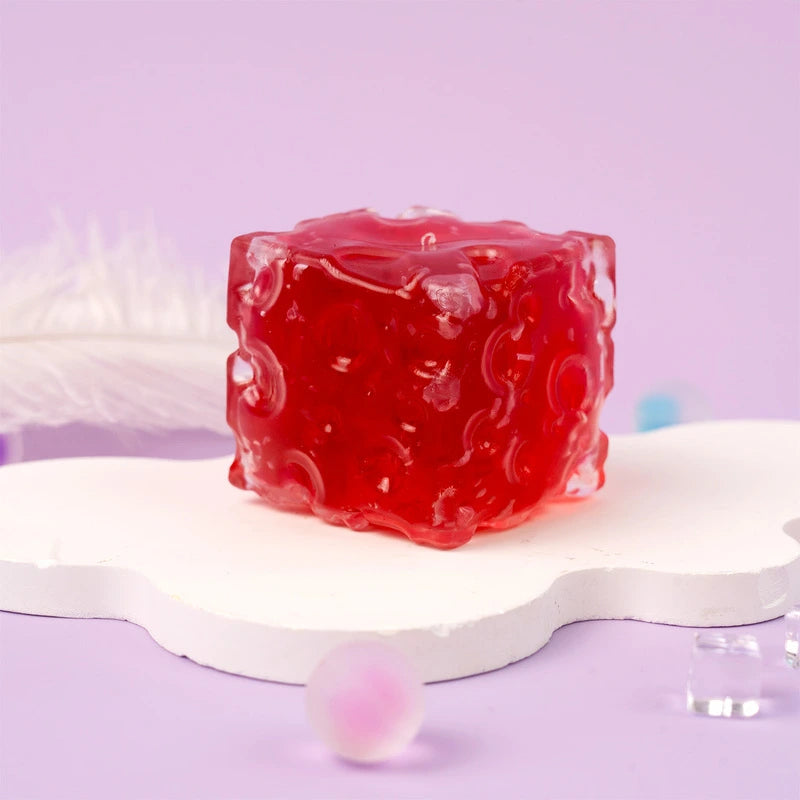 Pawtoto 야광 빙산 스퀴시 장난감 수제 식품 등급 실리콘 크리미 클레이 느낌 부드럽고 빠른 반동