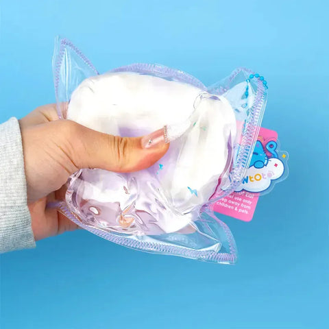 Pawtoto 야광 빙산 스퀴시 장난감 수제 식품 등급 실리콘 크리미 클레이 느낌 부드럽고 빠른 반동