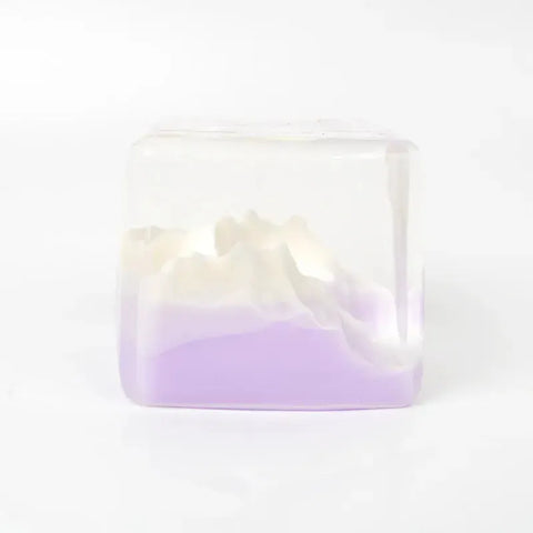 Pawtoto 야광 빙산 스퀴시 장난감 수제 식품 등급 실리콘 크리미 클레이 느낌 부드럽고 빠른 반동