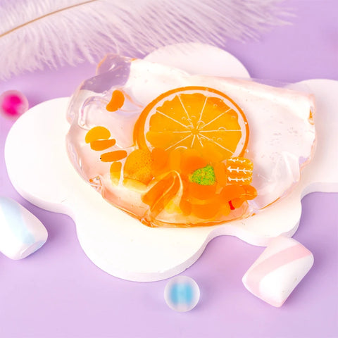 Pawtoto 야광 빙산 스퀴시 장난감 수제 식품 등급 실리콘 크리미 클레이 느낌 부드럽고 빠른 반동