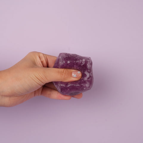 Pawtoto 야광 빙산 스퀴시 장난감 수제 식품 등급 실리콘 크리미 클레이 느낌 부드럽고 빠른 반동