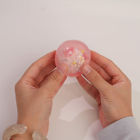 파우토토 하트비트 가든볼 말랑 장난감 수제 푸드 그레이드 실리콘 크리미 클레이 느낌 부드럽고 빠른 복원력