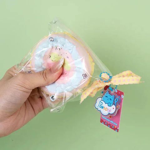 파우토토 요정 원더랜드 글리머 케이크 시리즈 스퀴시 토이 수제 식품 등급 실리콘 크리미 클레이 감촉 부드럽고 빠른 복원력