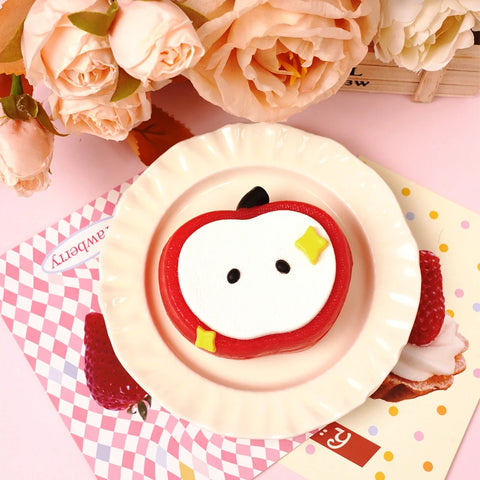 파우토토 발렌타인데이 로맨틱 로즈 스퀴시 토이 수제 식품 등급 실리콘 크리미 클레이 느낌 부드러움 빠른 복원력