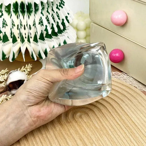 파우토토 울트라 소프트 자이언트 리퀴드 샌드 아이스 블록 스퀴시 푸드 그레이드 실리콘 워터 필 미디엄 소프트니스 퀵 리바운드