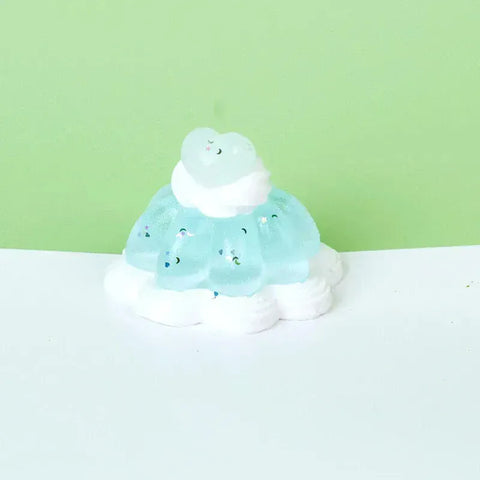 파우토토 요정 원더랜드 글리머 케이크 시리즈 스퀴시 토이 수제 식품 등급 실리콘 크리미 클레이 감촉 부드럽고 빠른 복원력