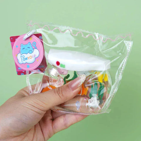 파우토토 마린 비오토프 말랑이 토이 핸드메이드 식품 등급 실리콘 크리미 클레이 느낌 부드러운 빠른 복원력