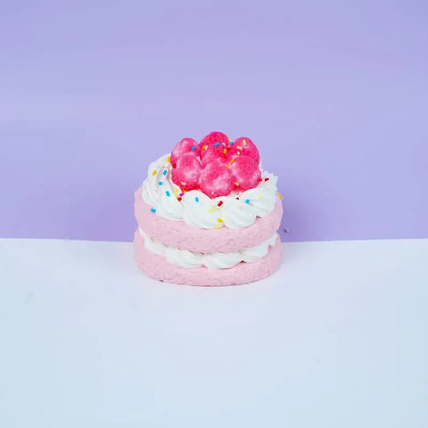 파우토토 요정 원더랜드 글리머 케이크 시리즈 스퀴시 토이 수제 식품 등급 실리콘 크리미 클레이 감촉 부드럽고 빠른 복원력