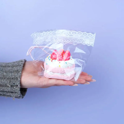 파우토토 요정 원더랜드 글리머 케이크 시리즈 스퀴시 토이 수제 식품 등급 실리콘 크리미 클레이 감촉 부드럽고 빠른 복원력