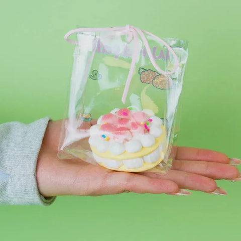 파우토토 요정 원더랜드 글리머 케이크 시리즈 스퀴시 토이 수제 식품 등급 실리콘 크리미 클레이 감촉 부드럽고 빠른 복원력